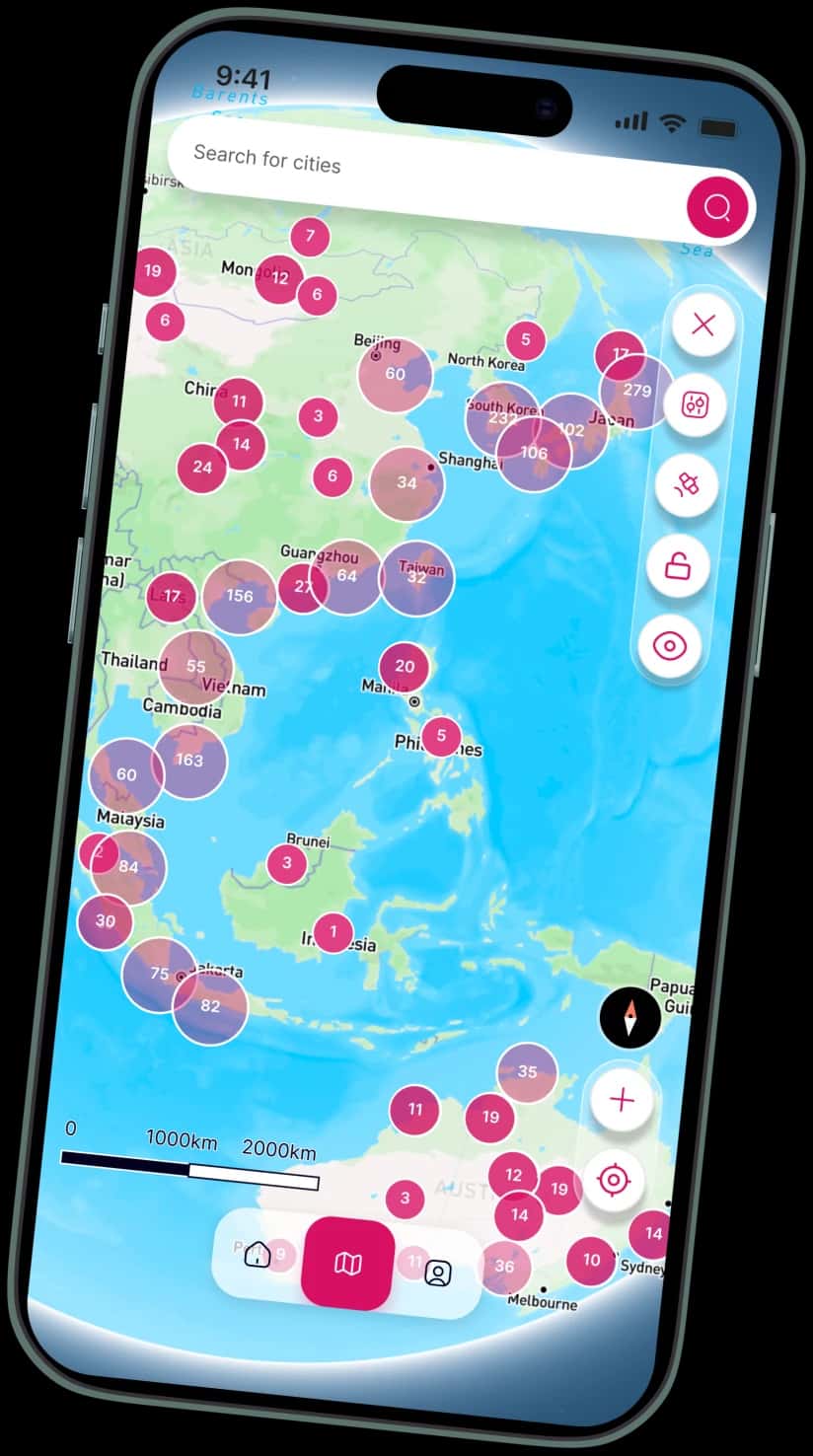 Rolling Around App - Community and Social Cycling Features